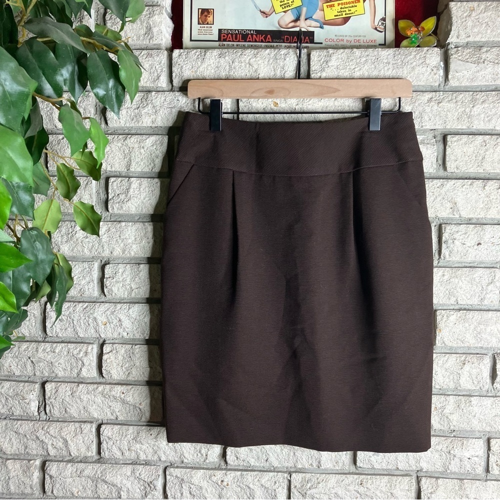 Escada 100% Wool Pencil Skirt